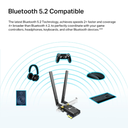 TP-Link Archer TX20E WiFi-6 BT 5.2 þráðlaust PCIe x1 netkort - image 4 [c6a7b76c4a]