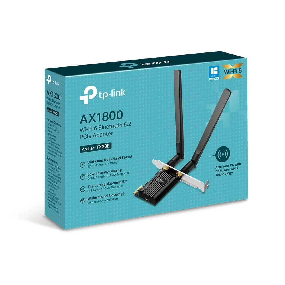 TP-Link Archer TX50E WiFi-6 BT 5.0 þráðlaust PCIe x1 netkort - image 4 [3c872f6787]