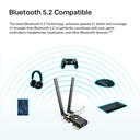 TP-Link Archer TX50E WiFi-6 BT 5.0 þráðlaust PCIe x1 netkort - image 5 [43c19b04bd]