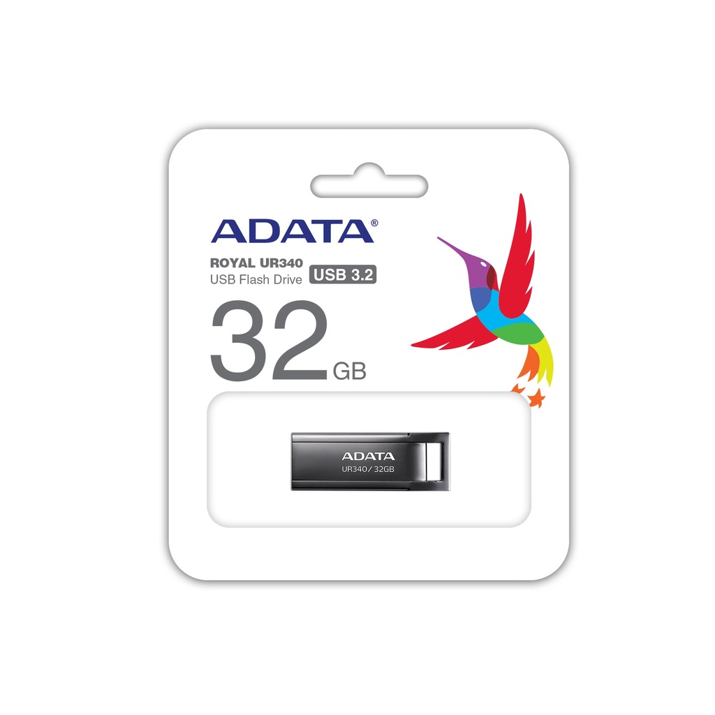 ADATA UR340 32GB USB minnislykill, Metal svartur - image 9 [f8399fe59d]