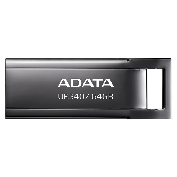 ADATA UR340 64GB USB minnislykill, Metal svartur - image 2 [55687bae52]