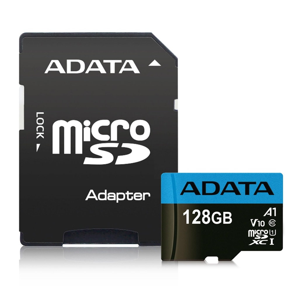 ADATA MicroSD 128GB class 10 UHS-1 U1 minniskort m/SD-breytistykki - image 4 [be6285d05a]