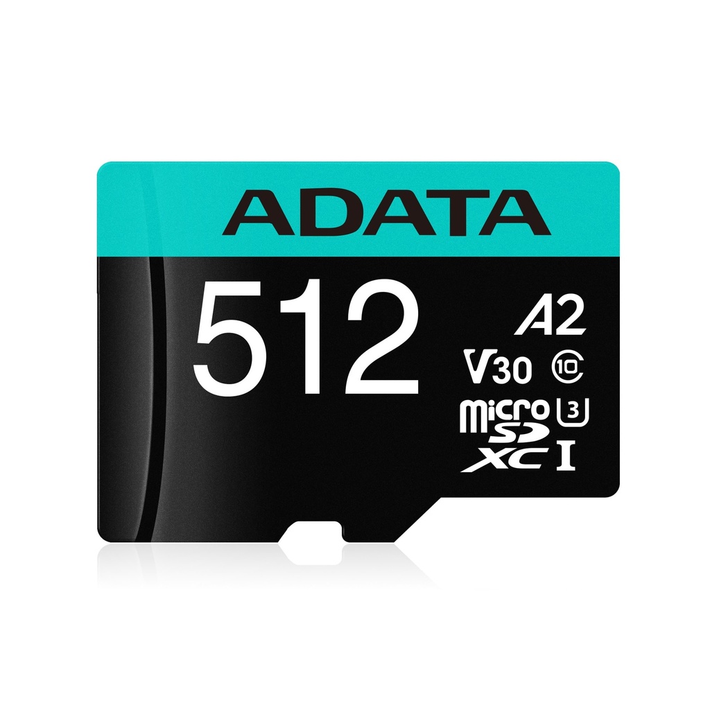 ADATA MicroSD 512GB class 10 UHS-1 U3 háhraða minniskort m/SD-breytistykki - image 3 [801df80f76]