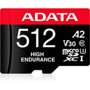 ADATA MicroSD 512GB class 10 UHS-1 U3 High Endurance háhraða minniskort m/SD-breytistykki - image 2 [5562464300]