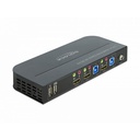 Delock KVM 4K 60Hz HDMI sviss með IR fjarstýringu - image 4 [bc07466845]