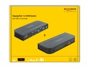 Delock KVM 4K 120Hz(SDR) DisplayPort sviss með IR fjarstýringu - image 5 [938435dbc4]