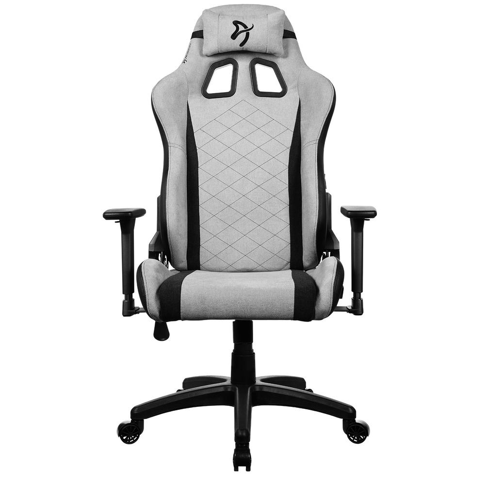 Arozzi Avanti Soft fabric leikjastóll, ljós grár - image 4 [64eea9adee]