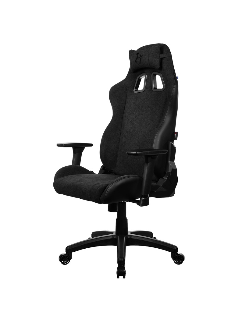 Arozzi Avanti Soft fabric leikjastóll, Pure Black - image 2 [908ceef22a]