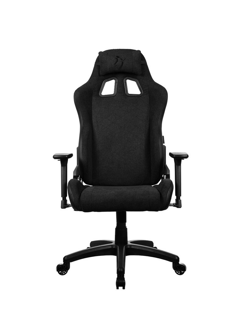 Arozzi Avanti Soft fabric leikjastóll, Pure Black - image 3 [d0842fc6a0]