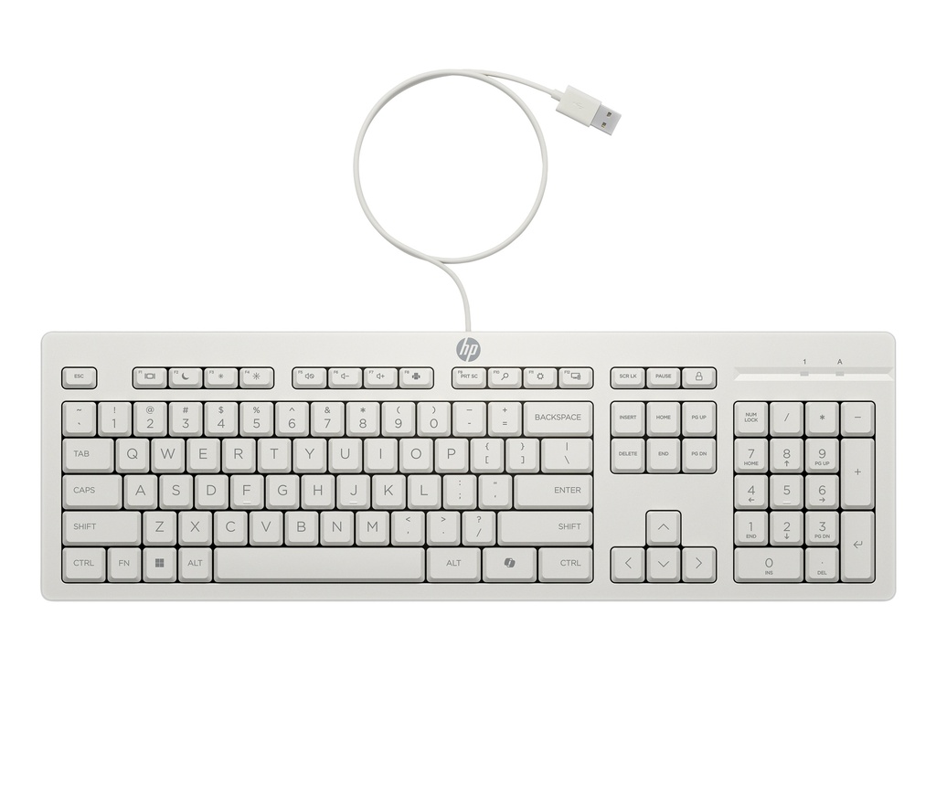 HP 225 USB lyklaborð og mús, íslenskt, hvítt - image 5 [f3bf82bb4d]