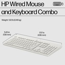 HP 225 USB lyklaborð og mús, íslenskt, hvítt - image 14 [5fa3ff52d3]