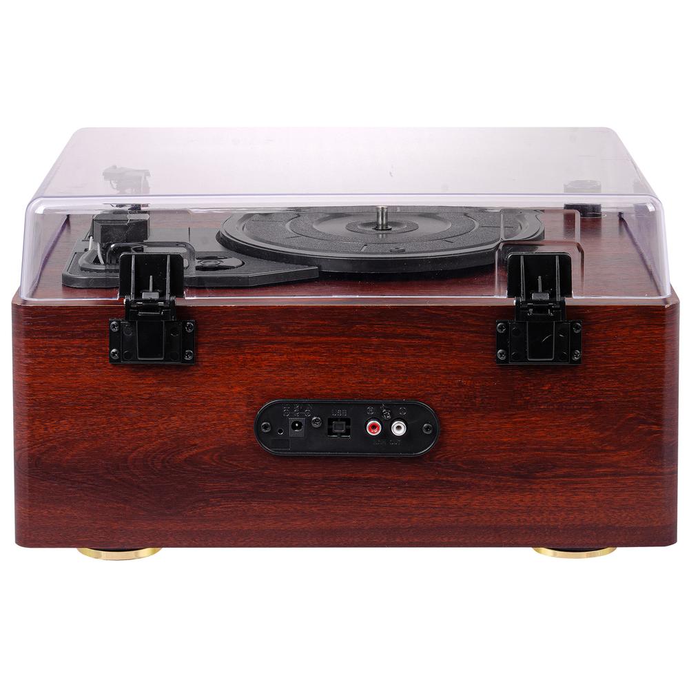Trevi TT 1030 þráðlaus plötuspilari með Bluetooth, viðarlitur - image 10 [9d1fc1f345]