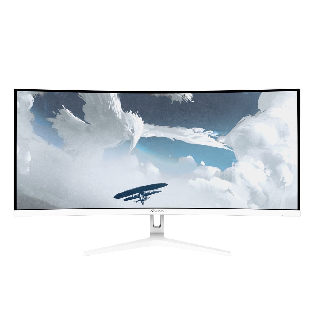 Arozzi Nova 34" UW-QHD VA 165Hz HDR10 21:9 Sveigður leikjaskjár, hvítur - image 2 [4fe6733f8a]