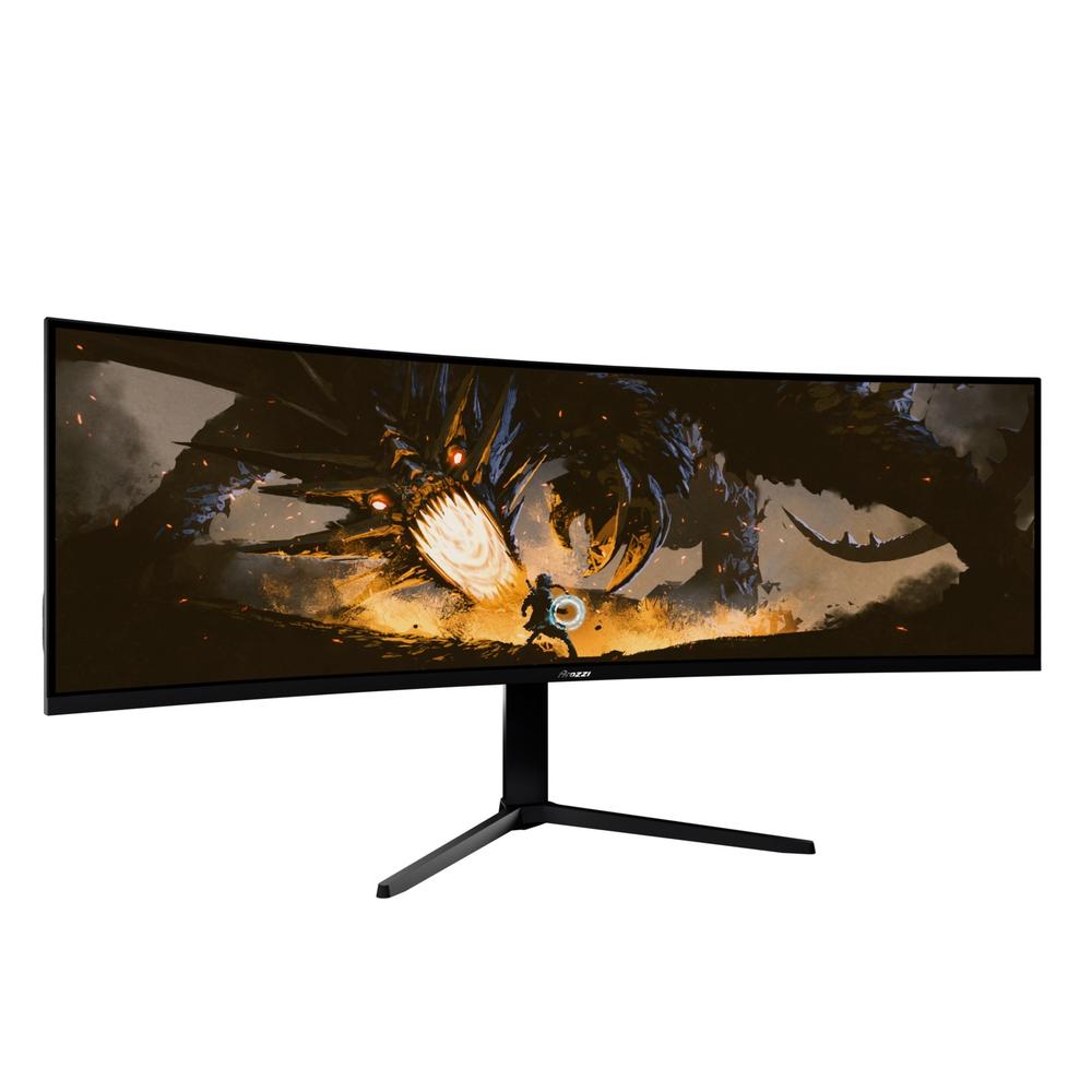 Arozzi Nova 49" UW-QHD VA 165Hz 32:9 Sveigður leikjaskjár, svartur - image 4 [2f02224013]