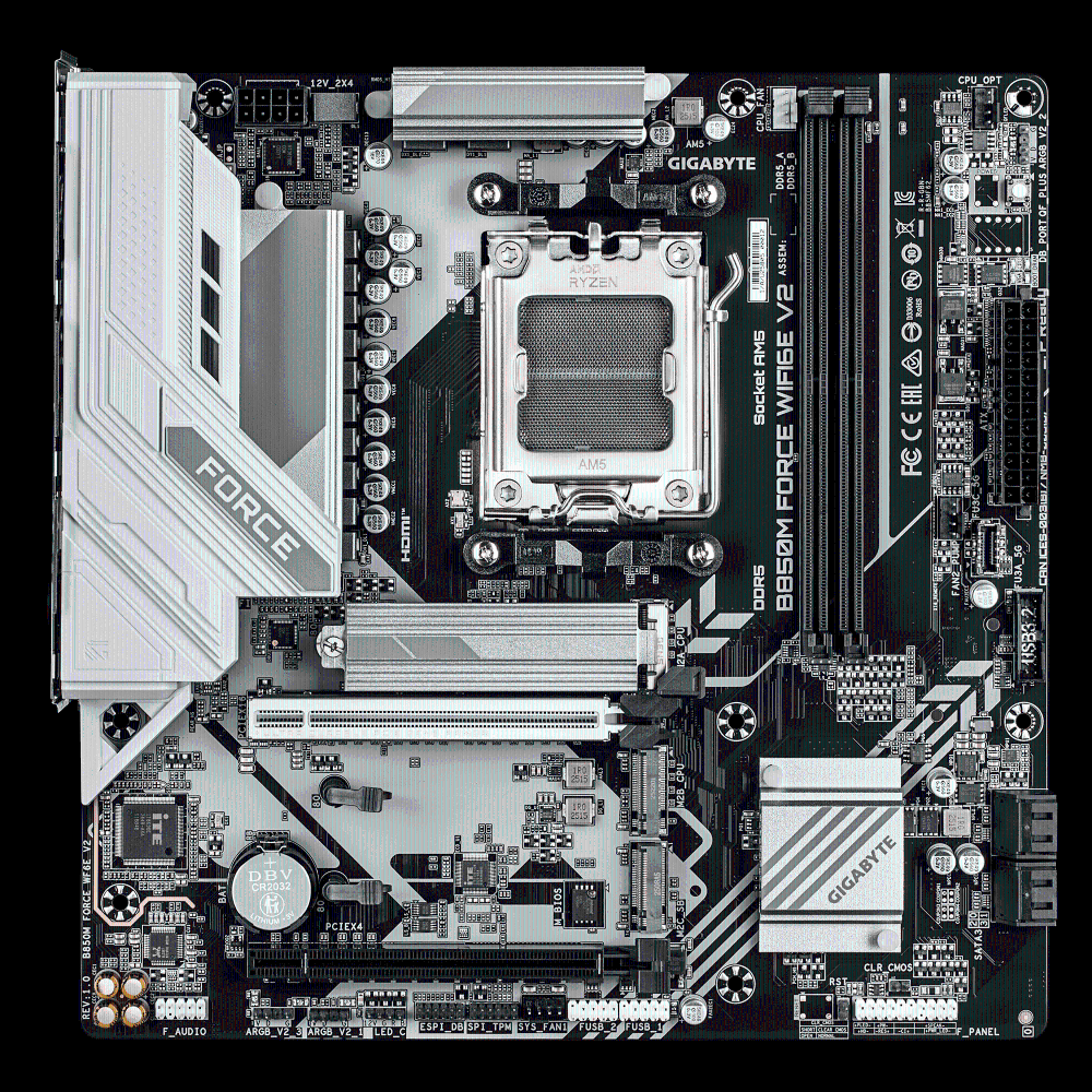 Gigabyte B850M Force Wi-Fi DDR5 móðurborð - image 4 [557e5789e7]