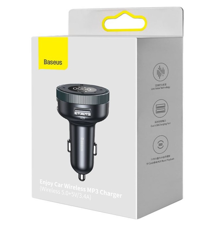 Baseus Bluetooth 5.0 FM sendir og hraðhleðslutæki - image 17 [63e694efb9]