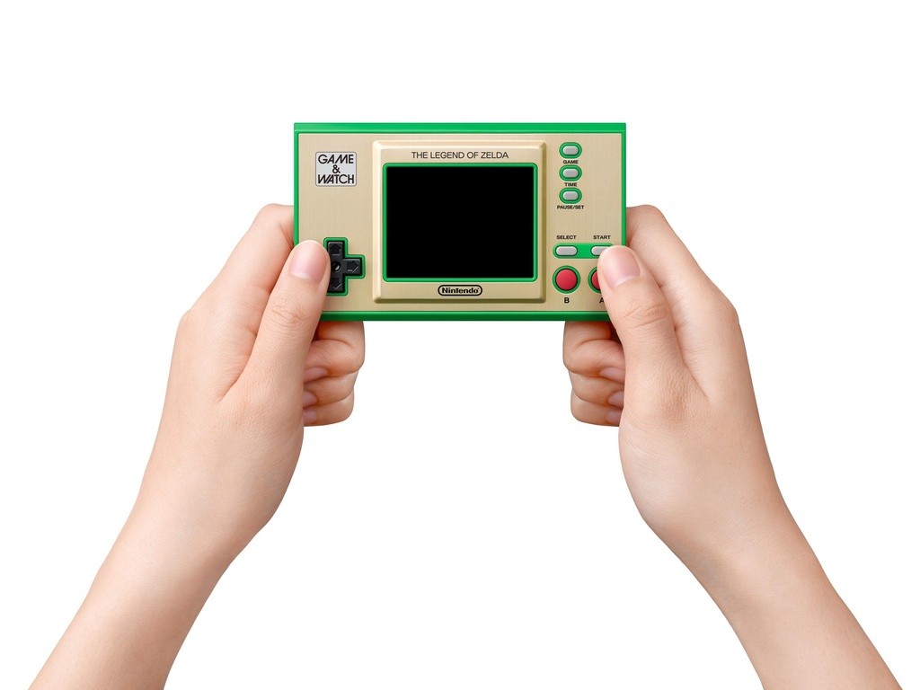 Game & Watch: The Legend of Zelda Nintendo handleikjatölva, sýningarstandur, klukka, 3 leikir - image 3 [b29a8a845e]