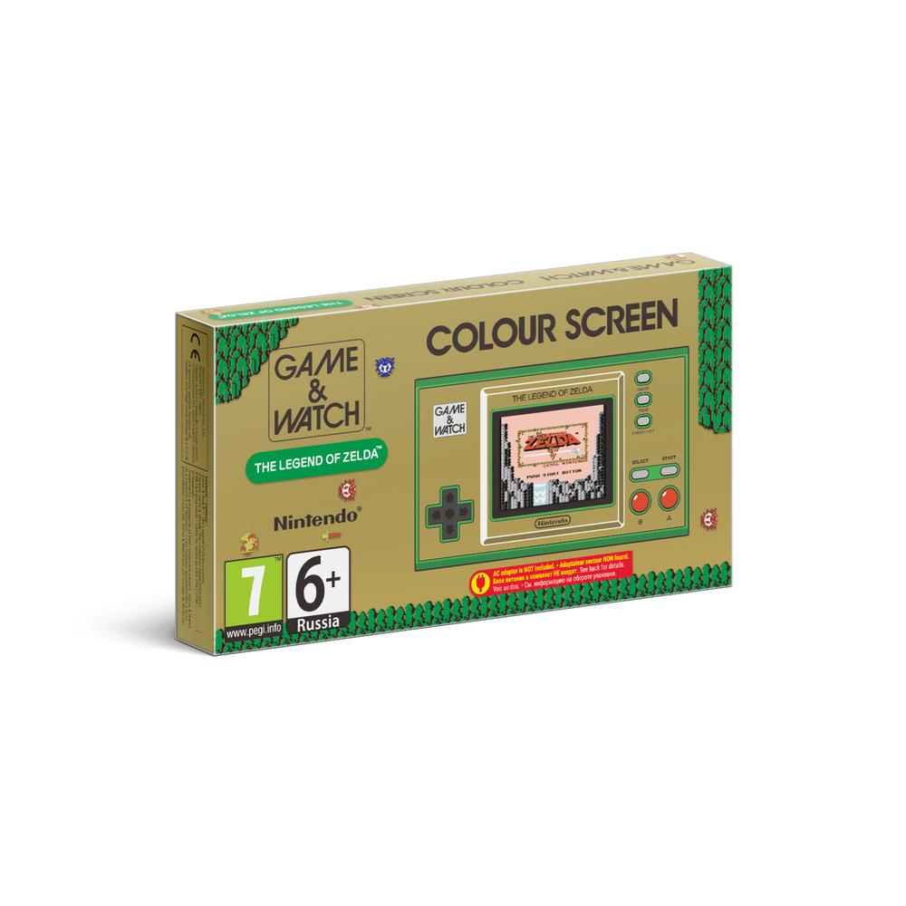 Game & Watch: The Legend of Zelda Nintendo handleikjatölva, sýningarstandur, klukka, 3 leikir - image 4 [48b9ee5847]