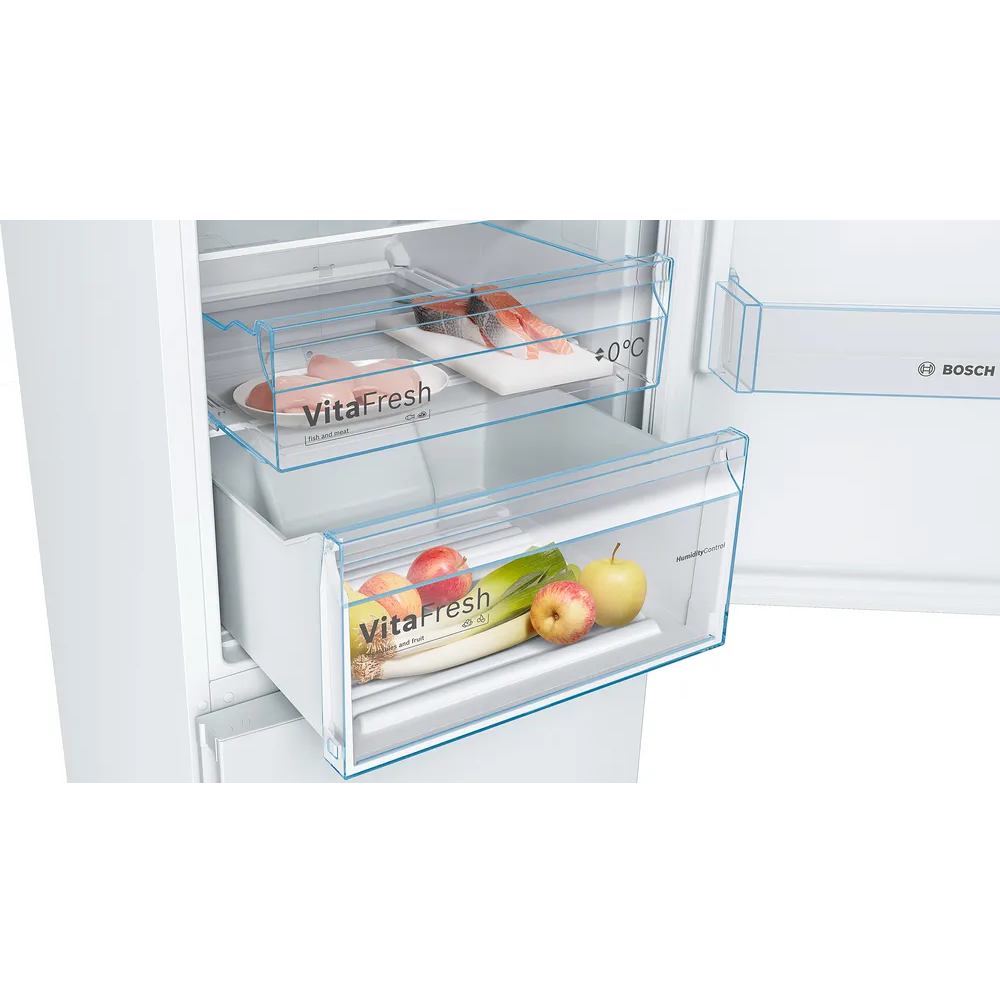 Bosch Serie 4 kæli- og frystiskápur, 186cm, 237+89L, 0°C skúffa, hvítur, 5 ára ábyrgð - image 11 [67bfa6f52e]