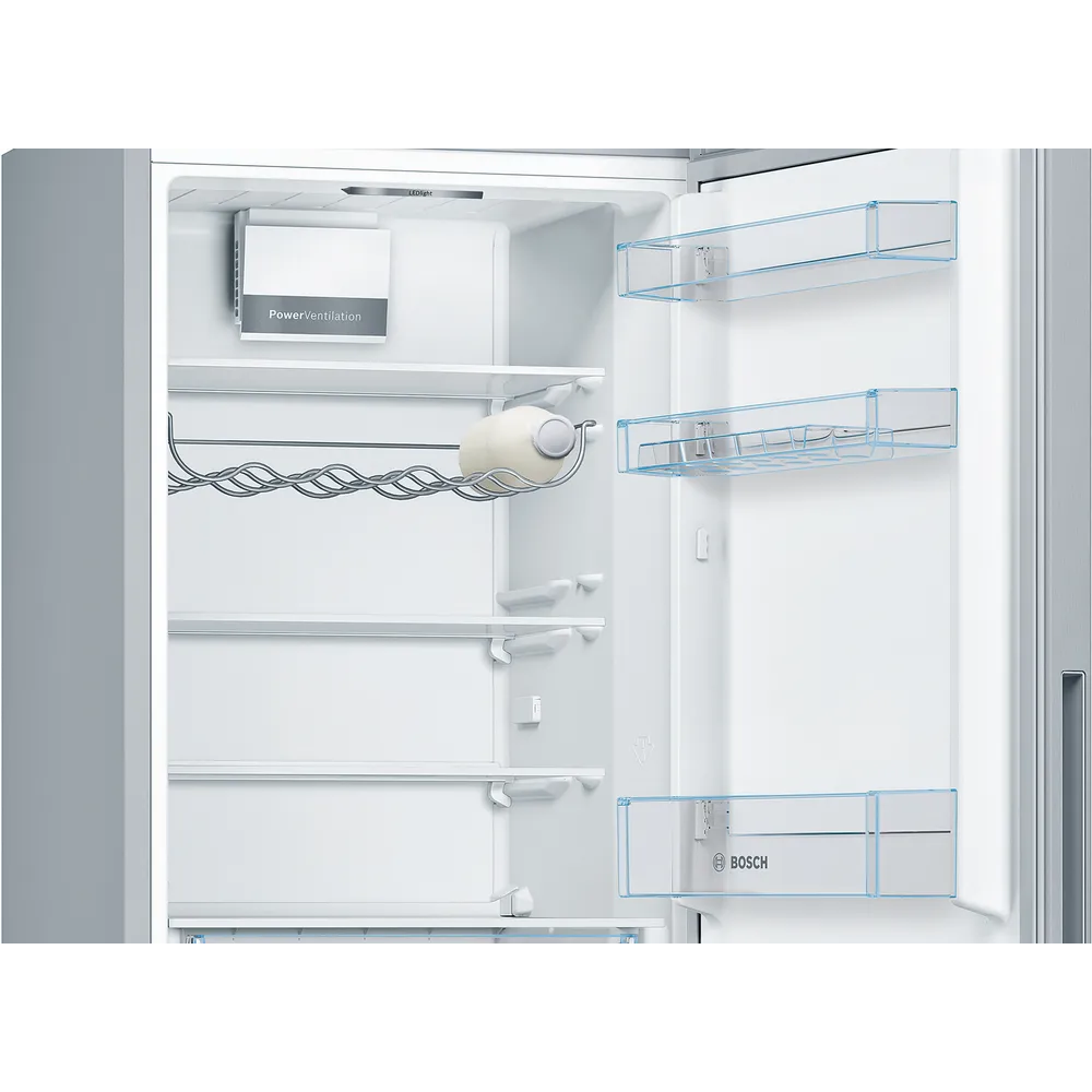 Bosch Serie 4 kæli- og frystiskápur, 186cm, 214+94L, stál, 5 ára ábyrgð - image 7 [1080393058]