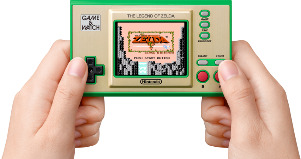 Game & Watch: The Legend of Zelda Nintendo handleikjatölva, sýningarstandur, klukka, 3 leikir - image 5 [b9806d6f46]