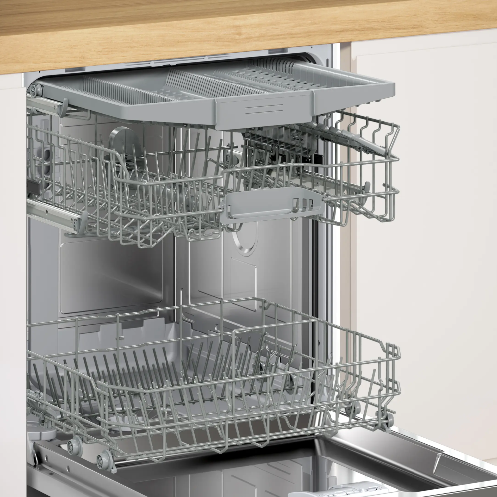 Bosch Serie 2 uppþvottavél, 14 manna, RackMatic, hnífap.skúffa, ExtraDry, stál, 5 ára ábyrgð - image 4 [3916c5ae4f]