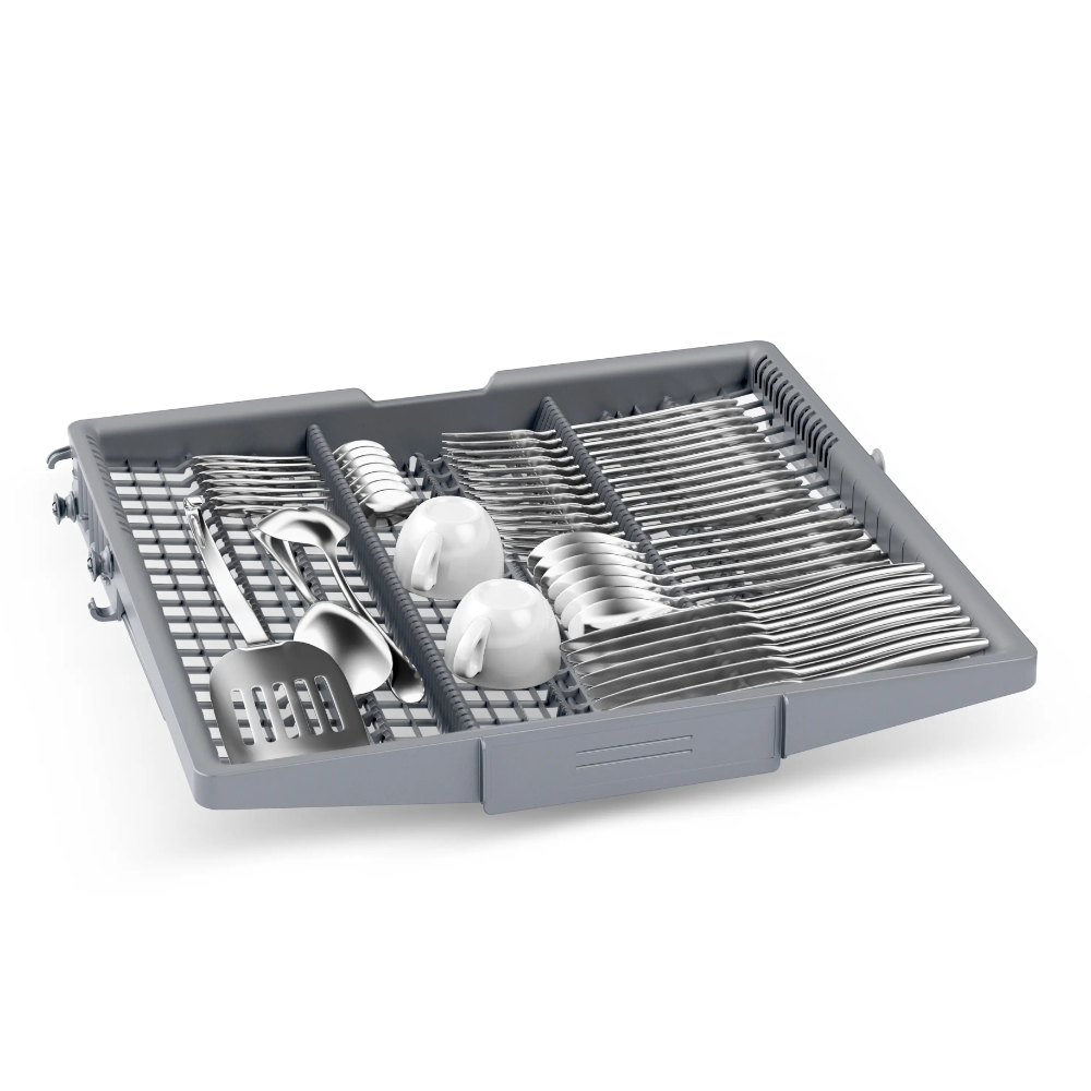 Bosch Serie 2 uppþvottavél, 14 manna, RackMatic, hnífap.skúffa, ExtraDry, stál, 5 ára ábyrgð - image 5 [2aeb2ba108]
