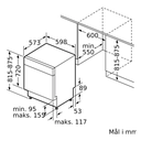 Bosch Serie 2 uppþvottavél, 14 manna, RackMatic, hnífap.skúffa, ExtraDry, stál, 5 ára ábyrgð - image 9 [e9e340dc0c]