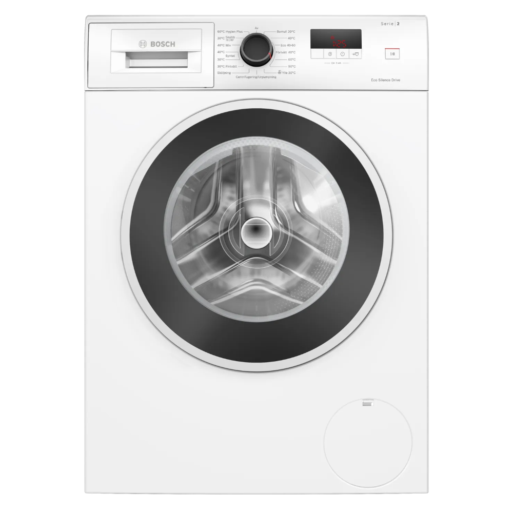 Bosch Serie 2 þvottavél, 7kg, Kolalaus EcoSilence Drive mótor, hvít, 5 ára ábyrgð - image 2 [dc17a6199d]