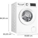 Bosch Serie 6 þvottavél, 9kg, Iron Assist, hvít, 5 ára ábyrgð - image 2 [a89c9bd48f]