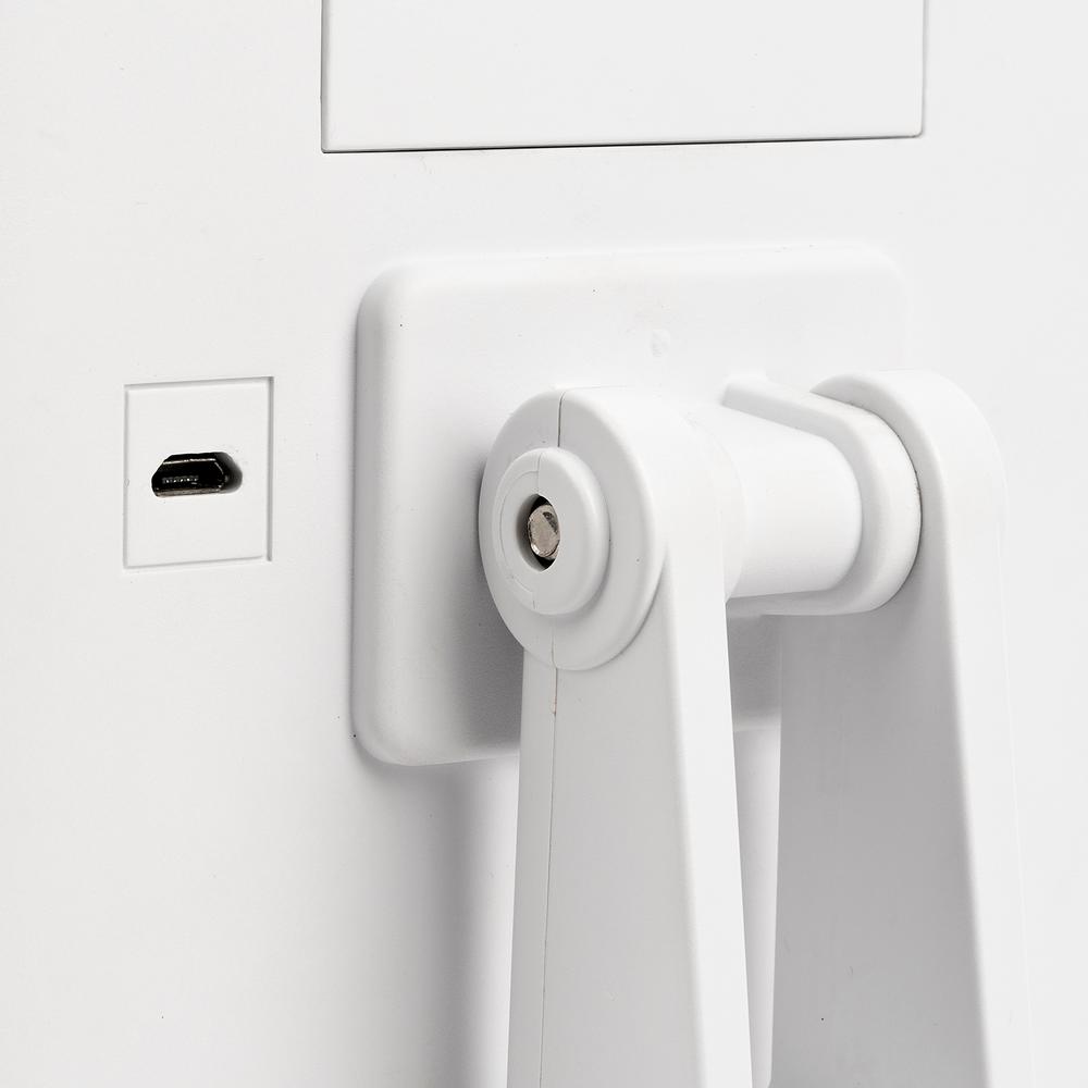 Girmi USB-C endurhlaðanlegur LED hallanlegur förðunarspegill með standi - image 11 [f9871af58f]