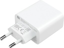 33W Xiaomi 1x USB-C, 1x USB-A PD hleðslutæki, hvítt - image 2 [5f794442b6]