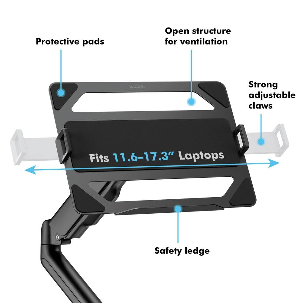 LogiLink VESA 75x75 festing fyrir fartölvur - image 8 [f48e187389]