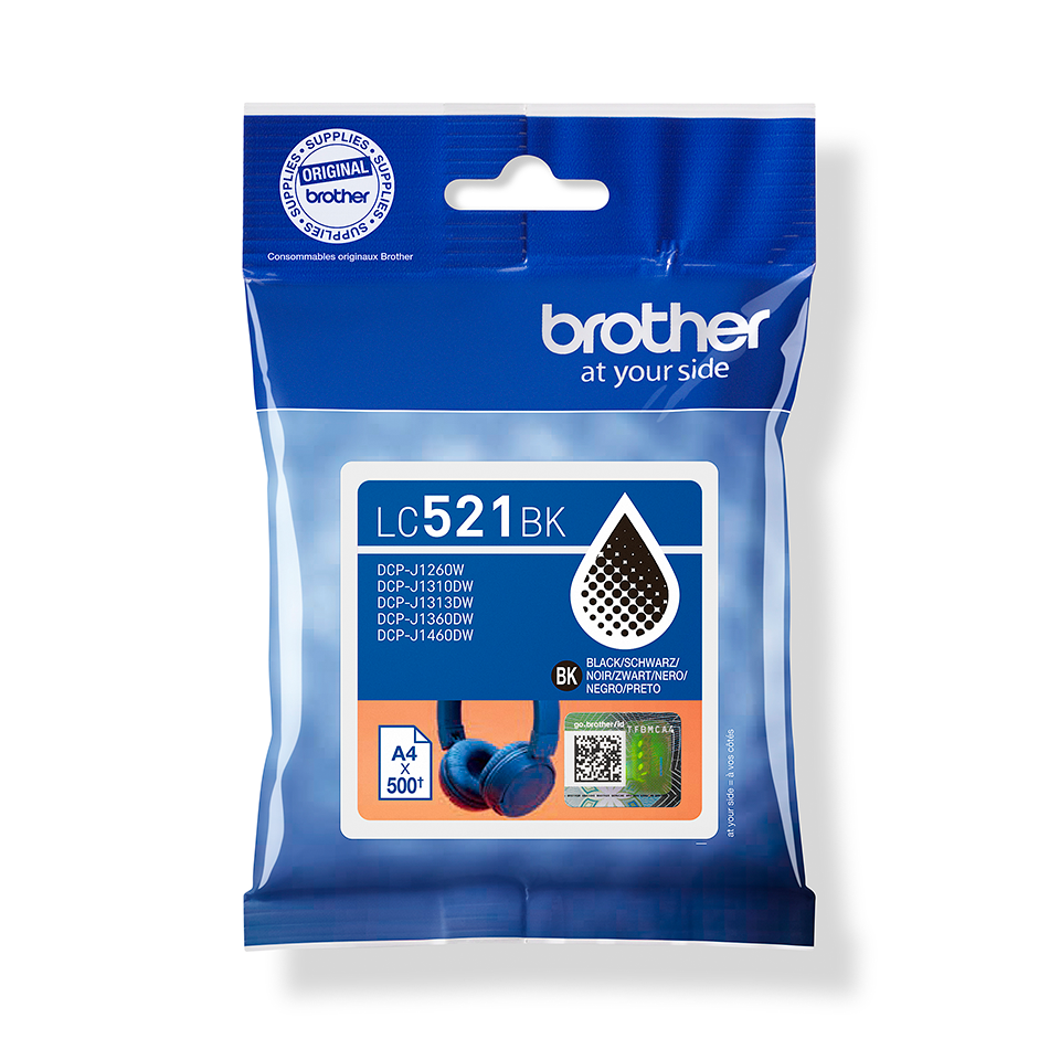 Brother LC521BK svart blekhylki - image 2 [25a13b9e3e]