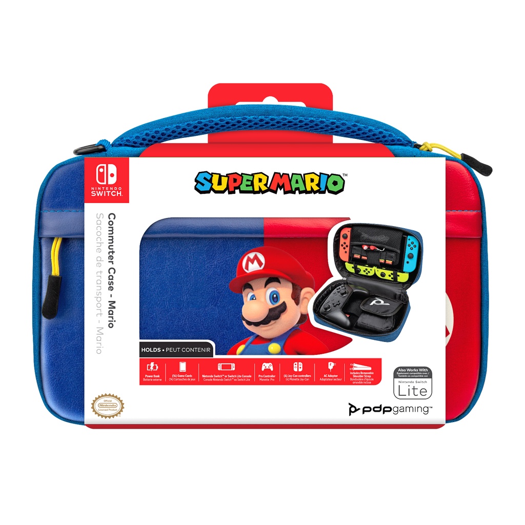 PDP Nintendo Switch Commuter ferðataska, Mario útgáfa - image 3 [adee23f514]