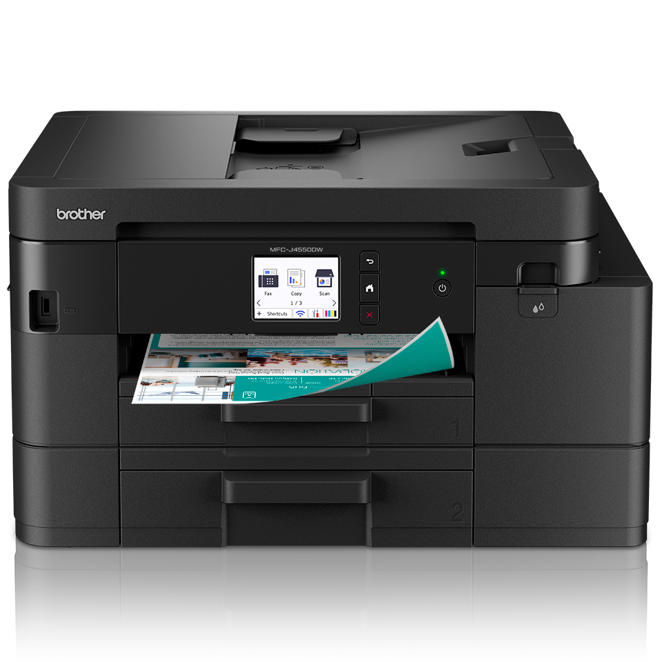 Brother MFC-J4550DW A4 Wifi og Fax fjölnotatæki, Svartur - image 2 [0a1249709e]
