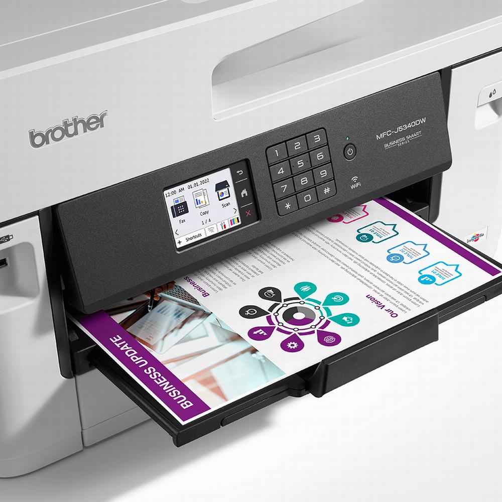 Brother MFC-J5340DW A4/A3 Wifi og Fax fjölnotatæki, Hvítur - image 8 [f395f76001]