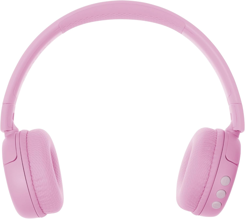 BuddyPhones POP Fun þráðlaus BT krakkaheyrnartól, bleik - image 2 [978d9baee7]