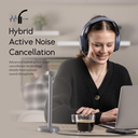 OnAnOff Fokus+ Þráðlaus Hybrid ANC Heyrnartól með hleðslustandi, blá - image 10 [edb46bcdbf]