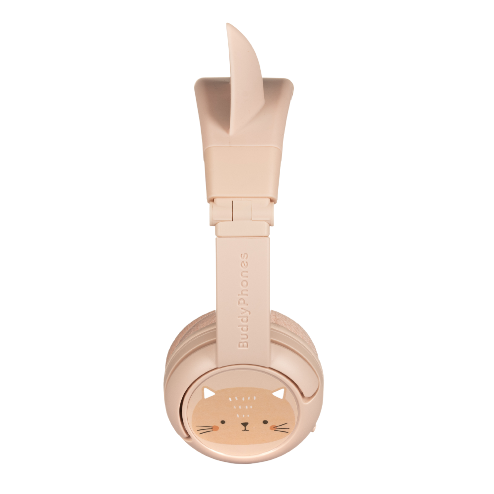 BuddyPhones PlayEars+ CAT þráðlaus BT krakkaheyrnartól, Beige - image 3 [3dab88fdfa]