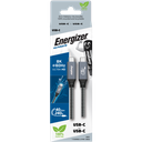 Energizer C84 Metal USB4.0 240W 40Gbps 8K@60Hz C í C kapall, 0,8 metrar, Silfur - image 4 [cdf9c4722c]