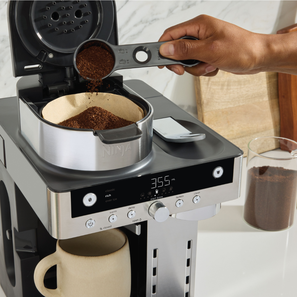Ninja Prestige DualBrew CNF803EU 2-in-1 kaffivél með kaffikvörn og mjólkurflóara - image 3 [5894f16dcc]
