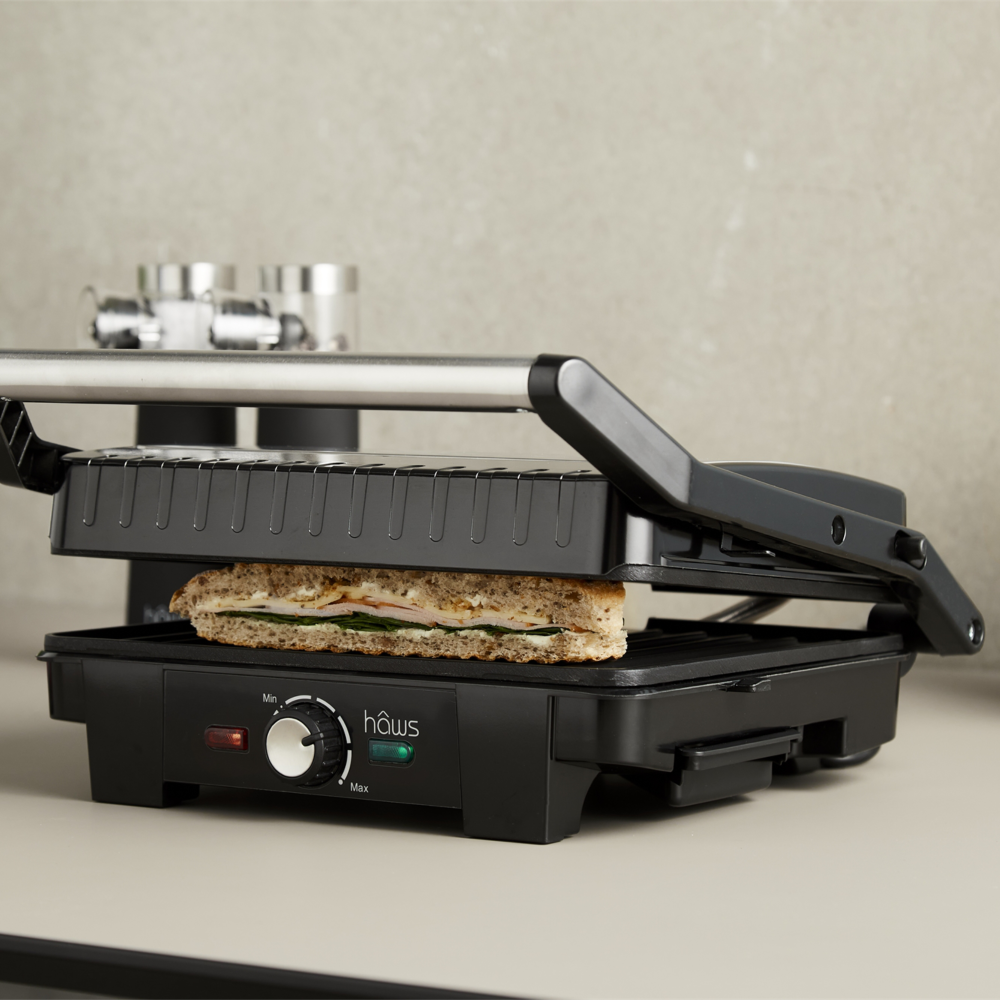 Haws Panini grill, non-stick húðun, 230°c, 2200W, svart - image 3 [a976959dcb]