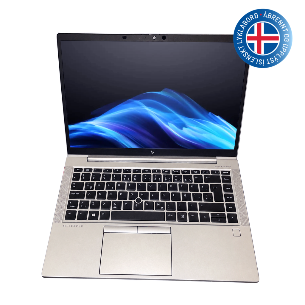 HP EliteBook 845 G7 fartölva 14" FHD R5-4650U 16/256GB, W11P, ísl. lykl., 3ár, endurnýtt - image 2 [8ed68025da]