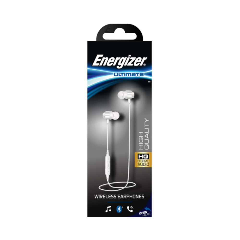 Energizer CIBT20 þráðlaus Bluetooth tappaheyrnartól, Hvít - image 3 [e090b7053e]