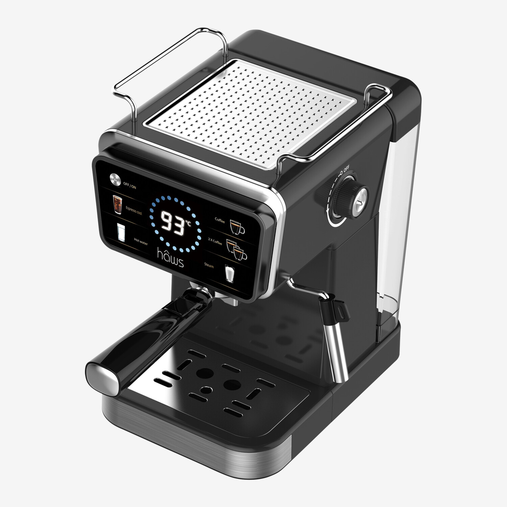 Haws 7in1 Espresso kaffivél með mjólkurflóara, 20 Bar, 1.5L, stafrænn skjár, 1350W - image 3 [68d2fb5767]