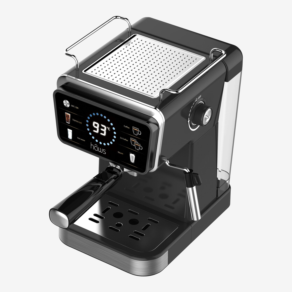 Haws 7in1 Espresso kaffivél með mjólkurflóara, 20 Bar, 1.5L, stafrænn skjár, 1350W - image 4 [399007d8bb]