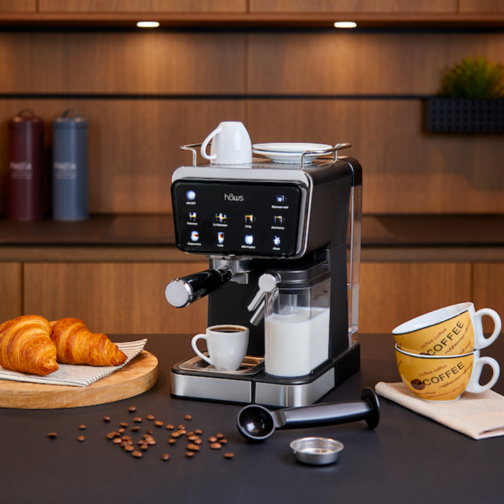 Haws 7in1 Espresso kaffivél með sjálfvirkum 0,5L mjólkurflóara, 20 Bar, 1.5L, stafrænn skjár, 1350W - image 7 [0f577babd8]