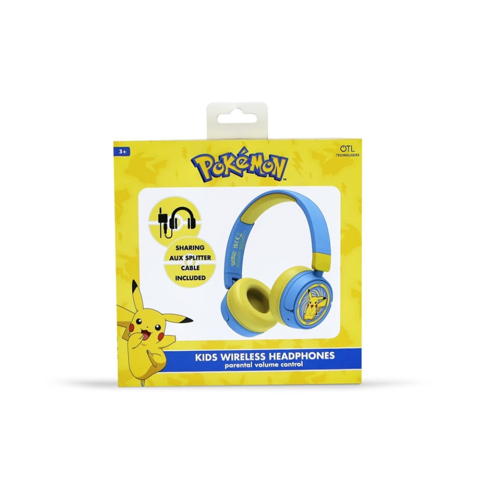 Pokemon Pikachu þráðlaus krakkaheyrnartól frá OTL - image 8 [e2fc95e392]