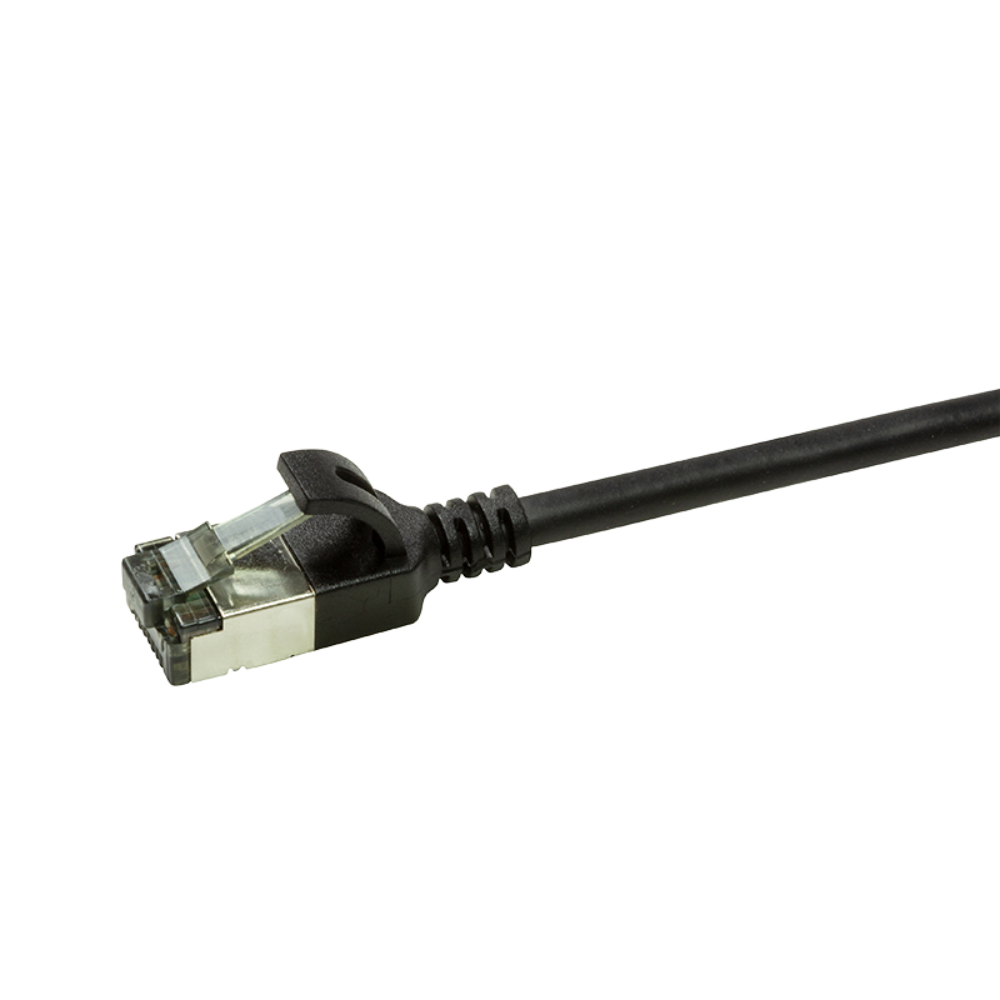 Netsnúra Cat6A RJ45-RJ45 U/FTP Ultraflex Svört 0.5 m - image 2 [87a18dbe7a]
